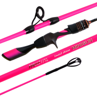 Удилище каст. Maximus MINIGUN C PINK LE 18UL 1,8m 2-8g  (top solid)