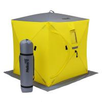 Купить Палатка зимняя утепленная Helios Куб 1,5х1,5 yellow/gray (HS-ISCI-150YG) арт. 1110056
