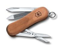 Нож-брелок VICTORINOX Evowood 81, 65 мм, 5 функций, деревянная рукоять
