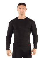 Футболка мужская Apol/ дл. рукав/ синтетика/ черный/ L-XL, Apol9090LXL