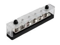 Купить Колодка распределительная электромонтажная с защитной крышкой, 6 контактов арт. MR6M8150A