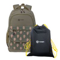 Купить Рюкзак школьный Torber Class X 15,6'', зеленый, 45x30x18 см+ Мешок для обуви в подарок! арт. T2743-22-GRN-M