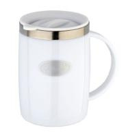 Кружка Biostal Flër (0,5 литра) с крышкой, белая