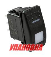 Купить Переключатель трехпозиционный (ON)-OFF-(ON) 12В/20А 7р с подсветкой (упаковка из 10 шт.) арт. 4620136057592_pkg_10