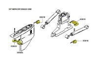 Комплект алюминиевых анодов BRAVO ONE