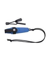 Нож Morakniv Eldris, нерж. сталь, цвет синий, ножны, шнурок, огниво