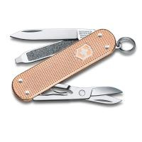 Нож-брелок VICTORINOX Classic SD Alox Colors "Fresh Peach", 58 мм, 5 функций, персиковый