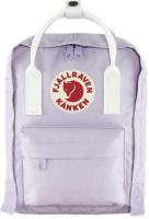 Купить Рюкзак Fjallraven Kanken Mini, лавандовый/белый, 20х13х29 см, 7 л арт. F23561-457-106