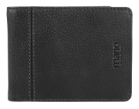 Купить Бумажник Mano Don Montez, натуральная кожа в черном цвете, 12,5х9,7 см арт. M191925101