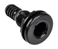 Купить Разъем водосброса пластиковый под шланг 25 мм; черный арт. SFDS2100001