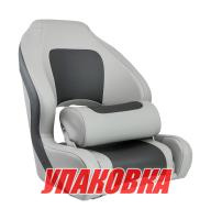 Купить Кресло с болстером Delux Sport Flip Up, обивка угольный/серый винил (упаковка из 4 шт.) арт. MR18003_pkg_4