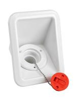 Купить Горловина заливная для бензина в боксе под шланг 38 мм; пластик арт. 50023