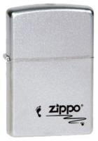 Купить Зажигалка ZIPPO Footprints, с покрытием Satin Chrome™, латунь/сталь, серебристая, 38x13x57 мм арт. 205 Footprints