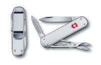 Купить Нож перочинный VICTORINOX Money Clip, 74 мм, 5 функций, алюминиевая рукоять, серебристый арт. 0.6540.16