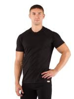 Футболка  мужская Quido/ кор. рукав/ шерсть 160/ черный / S, Quido9090S