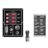 Купить Панель переключателей 3шт с индикатором уровня заряженности АБ арт. C91310