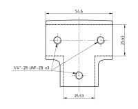 Купить Тройник леера 1"(25;4 мм); 90 град арт. 66143_Kof