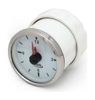 Купить Часы кварцевые; аналоговый белый циферблат; нержавеющий ободок; д. 52 мм арт. JMV00263_KY09100