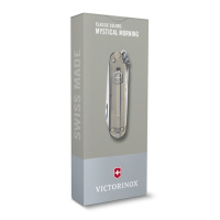 Купить Нож-брелок VICTORINOX Classic SD Colors "Mystical Morning", 58 мм, 7 функций, полупрозрачный серый арт. 0.6223.T31G