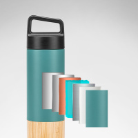 Купить Термос Naturehike NH20SJ035 530мл, голубой, бамбуковый, 6927595763391 арт. 6927595763391