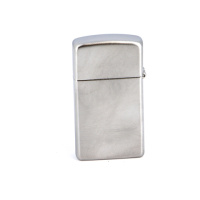 Купить Зажигалка ZIPPO Slim® с покрытием Satin Chrome™, латунь/сталь, серебристая, матовая, 29x10x60 мм арт. 1605