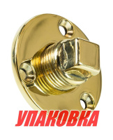 Купить Шпигат латунный с резьбовой пробкой 18 мм (упаковка из 30 шт.) арт. 12334_pkg_30