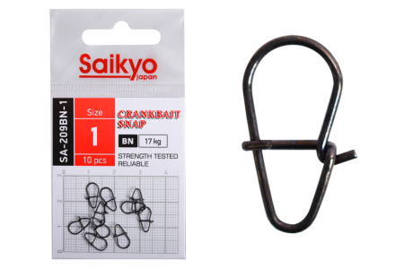 Купить Застежка Saikyo SA-209BN-1 - 10 шт (17кг) арт. SA-209BN-1