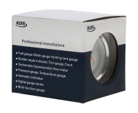 Купить Указатель угла поворота руля, белый циферблат, нерж. ободок, д. 52 мм, 0-190 Ом арт. JMQ00014_KF09111