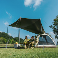 Купить Палатка Naturehike Ango Automatic CNK2550WS010 трёхместная, малая, c навесом, светло-серая с серым арт. 6927595785782