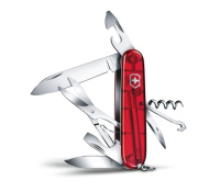 Купить Нож Victorinox Climber Zurich, 91 мм, 14 функций, полупрозрачный красный (подар. упак.) арт. 1.3703.TE5