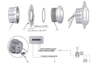 Купить Спидометр 55 узлов (BB) арт. KY18203
