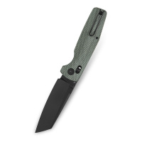 Купить Нож Bestech Slasher сталь D2, рукоять Микарта зеленая арт. BG56B-2