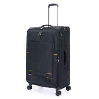 Купить Чемодан Torber Brosno, чёрный, нейлон 600D, 48х22х78 см, 85 л арт. T1901L-Black