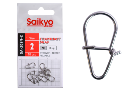 Купить Застежка Saikyo SA-209N-2 - 10 шт (26кг) арт. SA-209N-2