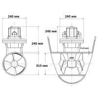 Купить Гидравлическое подруливающее устройство CT HYD 325 (19кВт) арт. 317599