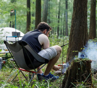 Купить стул складной Naturehike NH18Y050-Z, светло-серый, 6927595730683 арт. 6927595730683