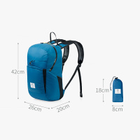 Купить Рюкзак компактный Naturehike 18L NH17A012-B Ultra-Light синий арт. 6927595726181