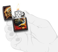 Купить Зажигалка ZIPPO Mazzi® с покрытием Black Matte, латунь/сталь, чёрная, матовая, 38x13x57 мм арт. 49068