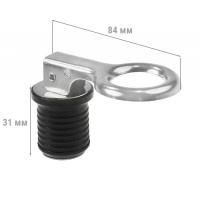 Купить Пробка резиновая сливная SUNFINE 24 мм с ручкой фиксатора арт. SF20324-12