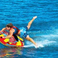 Купить Баллон буксируемый Prowler 1P с электрическим насосом и буксирным тросом арт. 22WTO3990