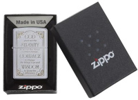 Купить Зажигалка ZIPPO Classic с покрытием Satin Chrome™, латунь/сталь, серебристая, матовая, 38x13x57 мм арт. 28458