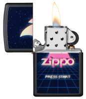 Купить Зажигалка ZIPPO Classic с покрытием Black Matte, латунь/сталь, чёрная, матовая, 38x13x57 мм арт. 49115