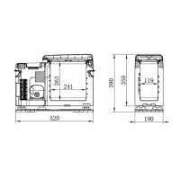 Купить Компрессорный автохолодильник Alpicool CF8 (brown/battery) арт. CF8 (brown/battery)