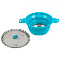Купить Котелок складной силиконовый Tramp 2,5 л TRC-146, аквамарин арт. TRC-146