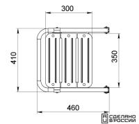 Купить Платформа кормовая с трапом 2 ступени белые арт. 040202WT