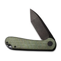 Купить Складной нож CIVIVI Elementum D2 Steel Black Stonewashed Handle Green Micarta арт. C907T-E