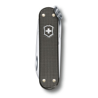 Купить Нож-брелок VICTORINOX Classic Alox LE 2022, 58 мм, 5 функций, алюминиевая рукоять, серый арт. 0.6221.L22