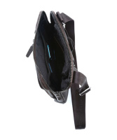 Купить Сумка Piquadro Black Square, коричневая, 21,5x24,5x5 см арт. CA1816B3/TM