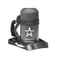Купить Термос универсальный (для еды и напитков) Thermos Армия России "Армейский" (0,8 литра), серый арт. 644923