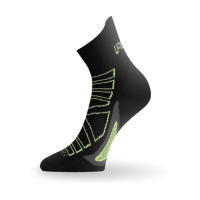 Купить Носки Lasting RPC 906, microfiber+polypropylene, черный с серой подошвой и зеленой полоской, размер XL (RPC906-XL) арт. RPC906-XL